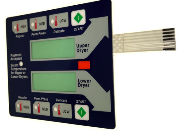 Trwałe samoprzylepne gumowe metalowe guziki Membrana PET PC