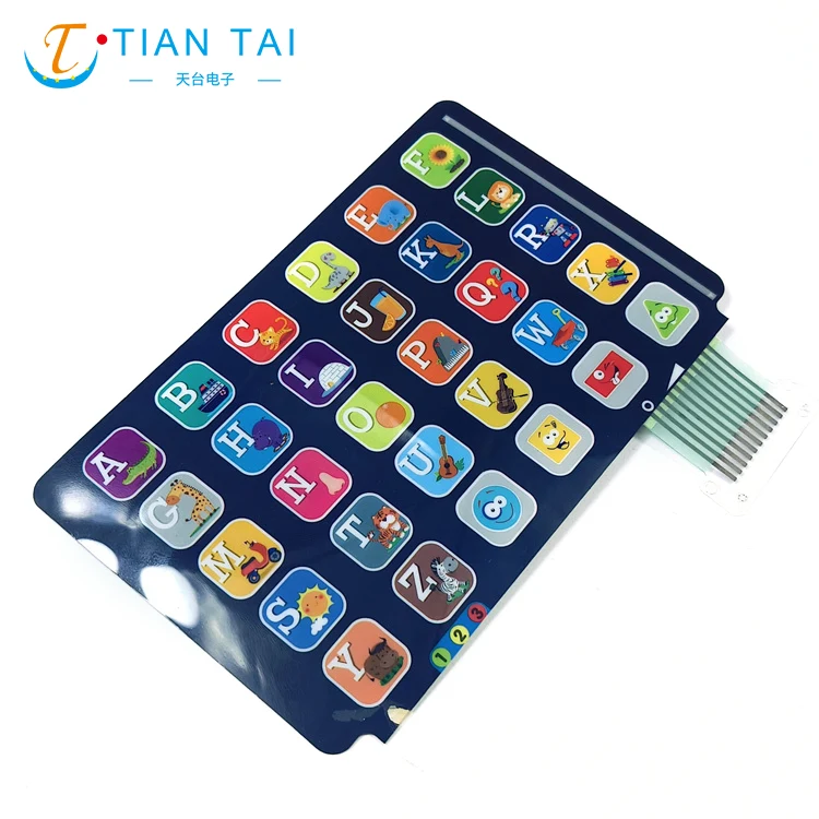 Membrane Switch na zabawki edukacyjne