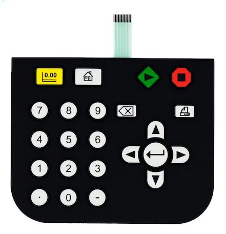 Klawiatura silikonowa z pojedynczym panelem, maszyna do produkcji zabawek, moduł przełącznika membranowego